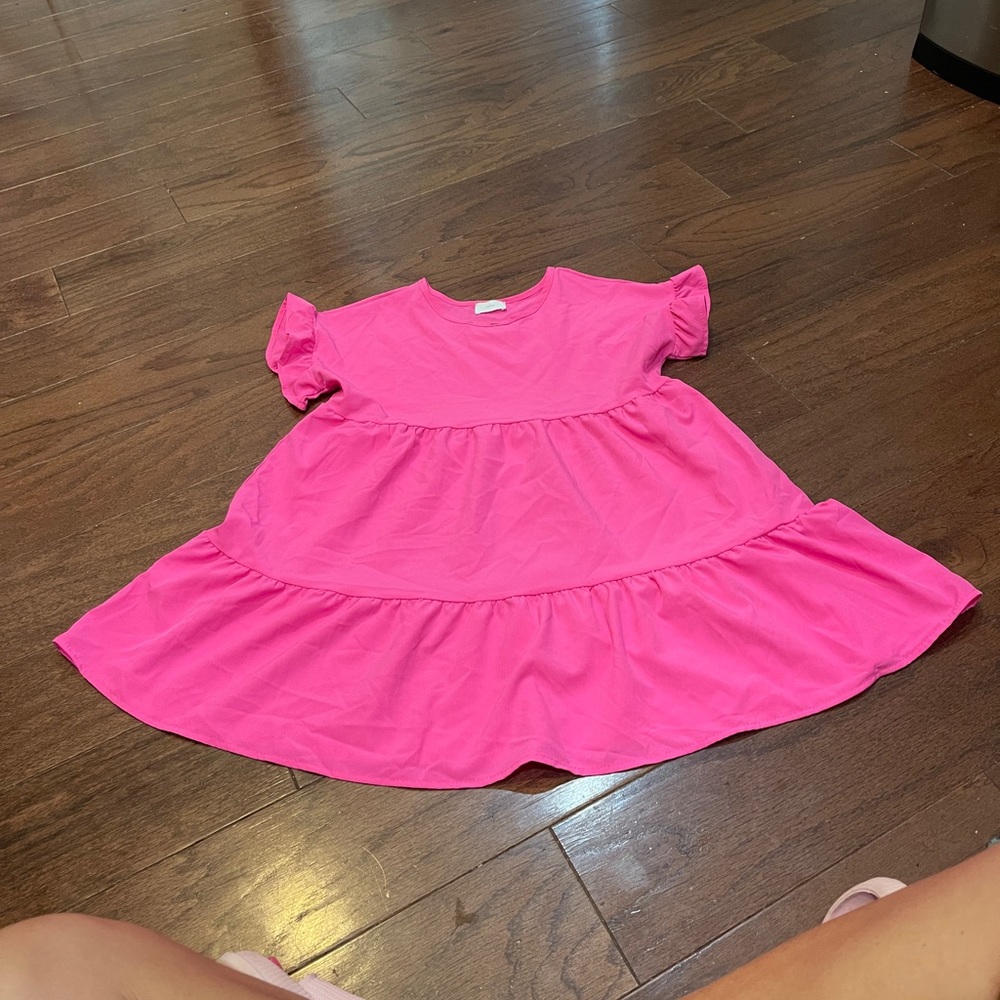 12 PM by Mon Hot Pink Girls Dress Size XL 10